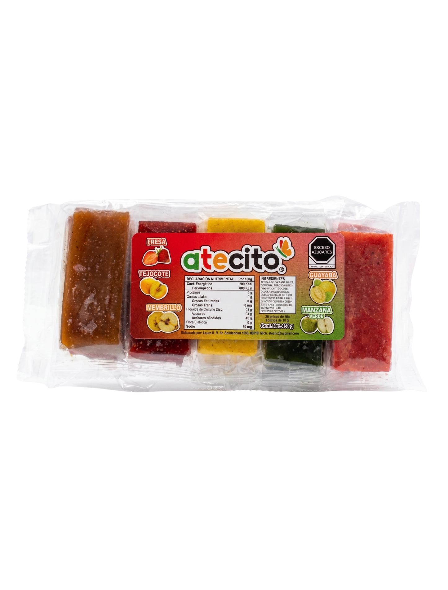 Caja de atecito 16 gr — 20 bolsas de 20 piezas