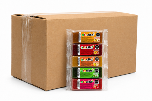 Caja de atecito 25 gr — 56 bolsas de 5 piezas