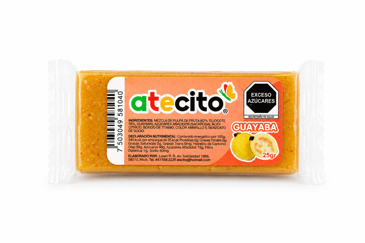 Atecito de 25 gr — Bolsa de 15 piezas