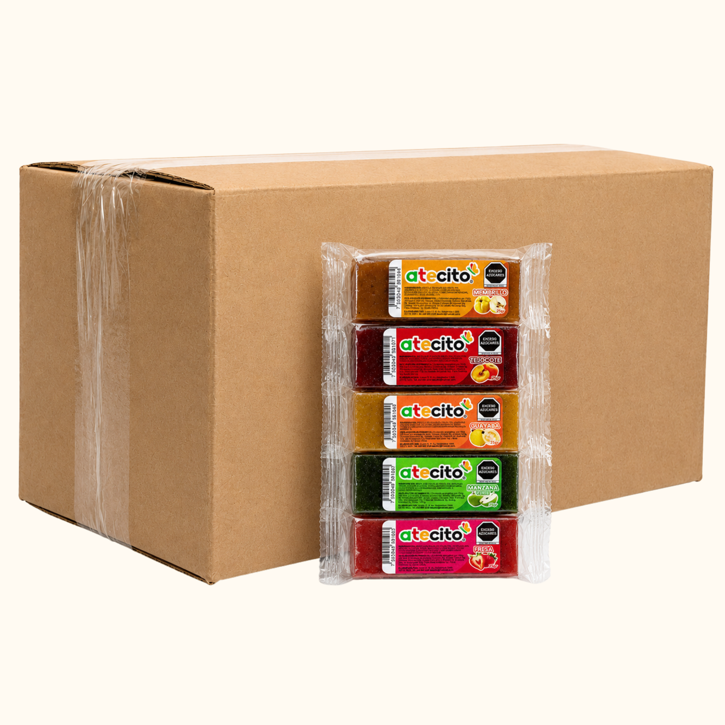 Caja de atecito 25 gr — 20 bolsas de 15 piezas