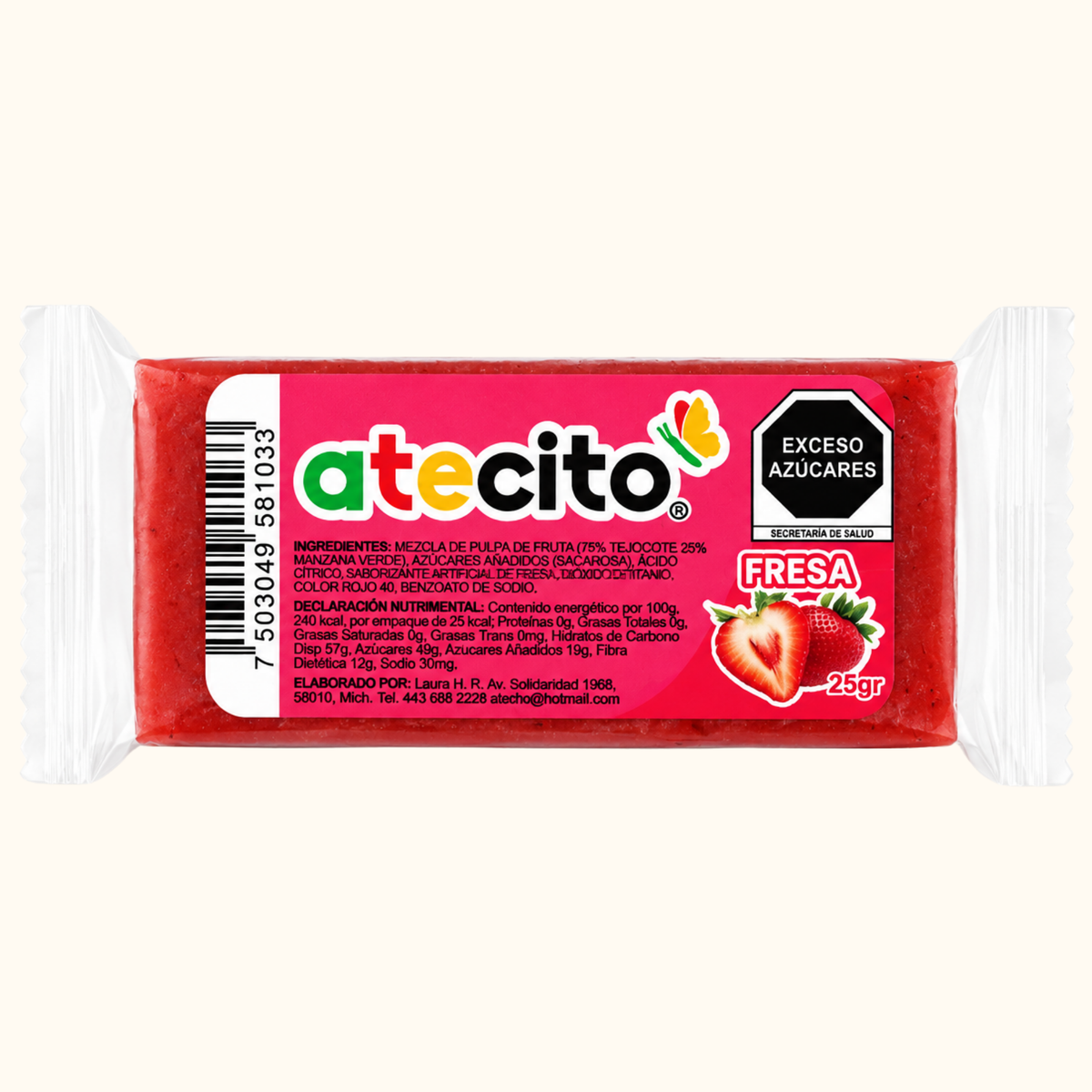 Atecito de 25 gr — Bolsa de 15 piezas