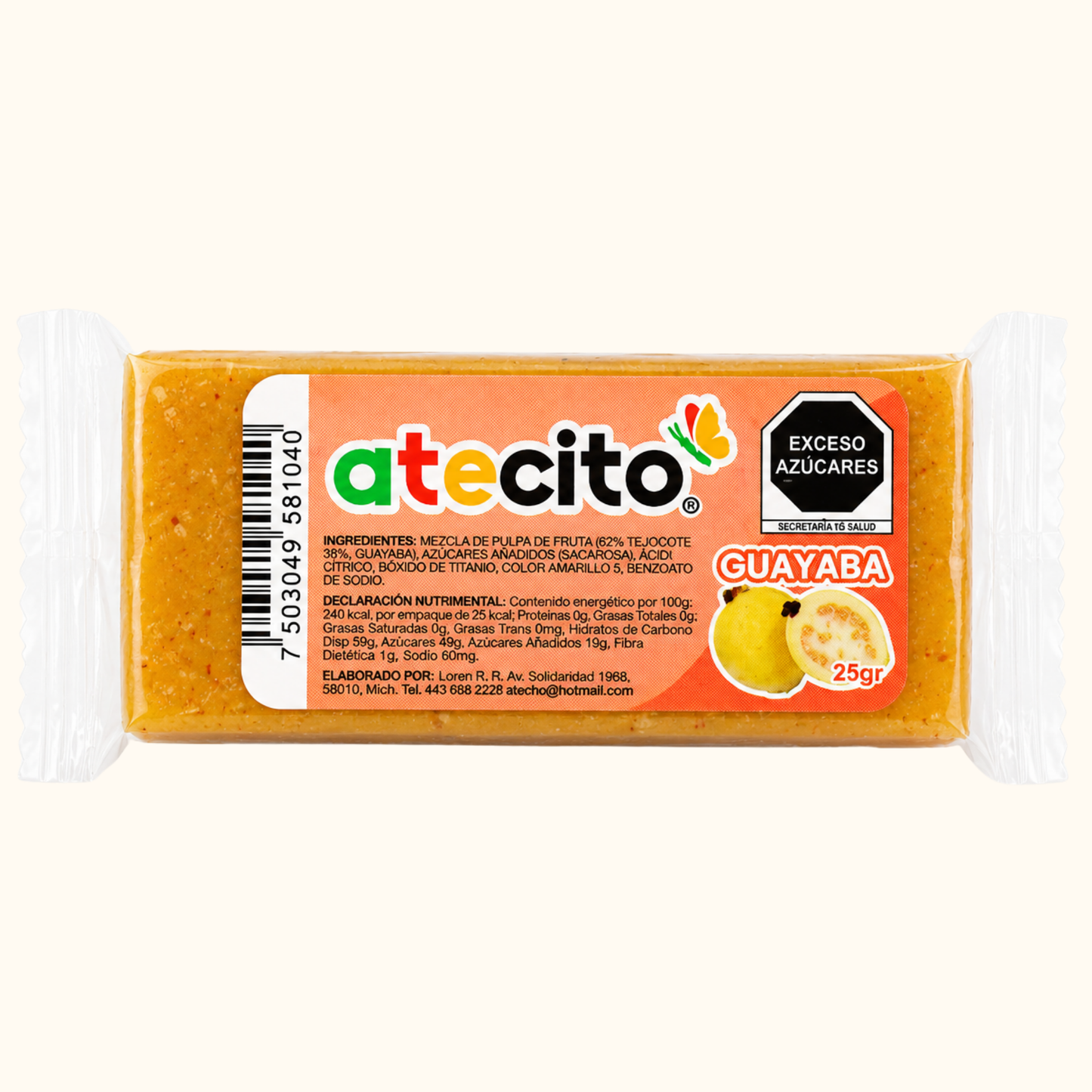 Atecito de 25 gr — Bolsa de 15 piezas