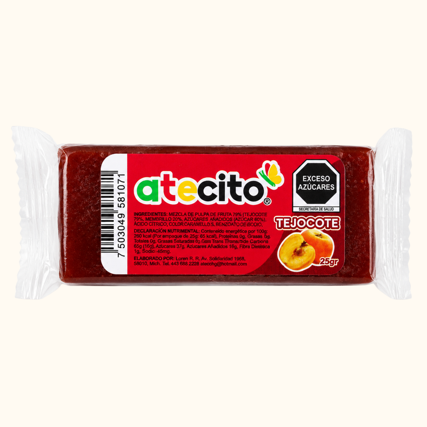 Atecito de 25 gr — Bolsa de 15 piezas